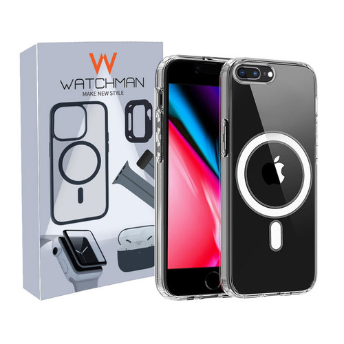 خرید کاور واچ من مدل Clear magsafe مناسب برای گوشی موبایل اپل iphone 7 Plus / 8 Plus با کیفیت عالی از Zarvan