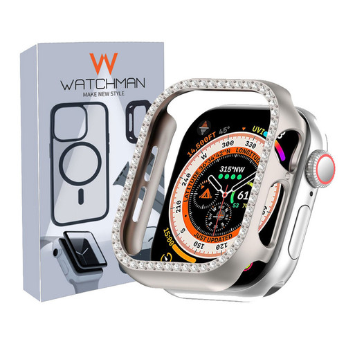 خرید کاور واچ من مدل GEM BUMPER مناسب برای اپل واچ ULTRA 49 MM با کیفیت عالی از Zarvan