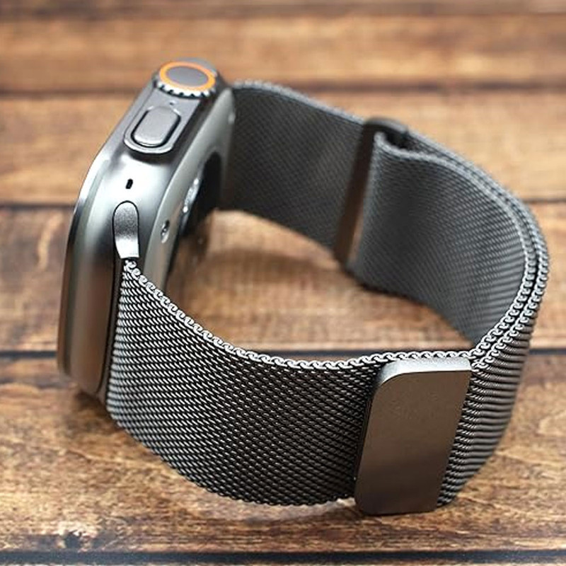 خرید بند واچ من مدل Milanese-Magnetic مناسب برای اپل واچ سری Se/1/2/3/4/5/6/7/8/9/AluminumCase سایز 42/44/45 میلی متری با کیفیت عالی از Zarvan