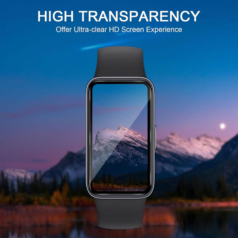 خرید محافظ صفحه نمایش نانو واچ من مدل pmma-WM مناسب برای ساعت هوشمند شیائومی Smart band 8 active بسته سه عددی با کیفیت عالی از Zarvan