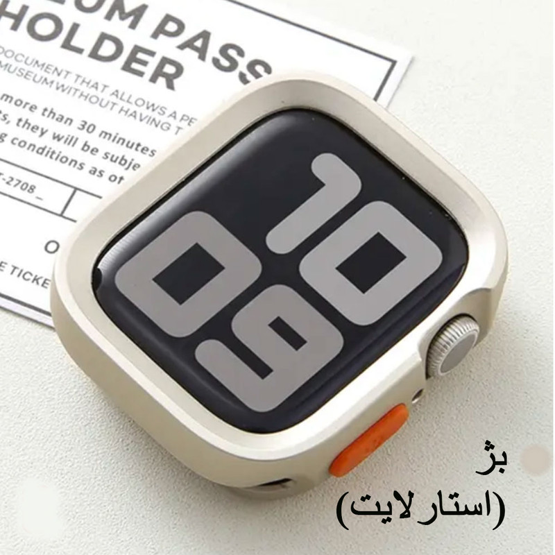 خرید کاور واچ من مدل Sport WM مناسب برای اپل واچ سری SE/1/2/3/4/5/6/7/8/9/2021/2023/AluminumCase سایز 38 میلی متری با کیفیت عالی از Zarvan