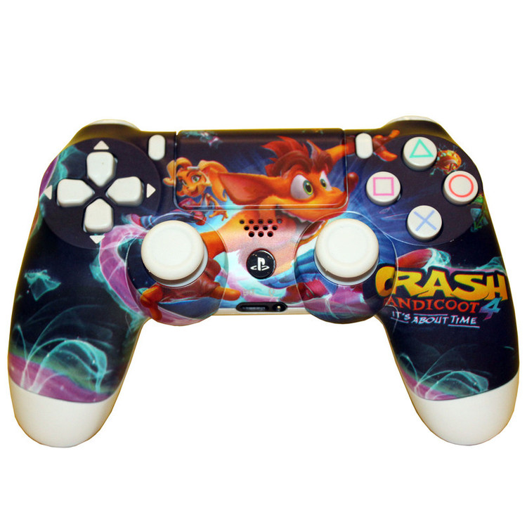 دسته بازی های کپی بی سیم پلی استیشن 4 مدل DualShock4 طرح Crash Bandicoot 4