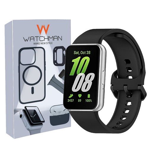 خرید بند واچ من مدل Silicon- Sg مناسب برای ساعت هوشمند سامسونگ Galaxy Fit 3 با کیفیت عالی از Zarvan