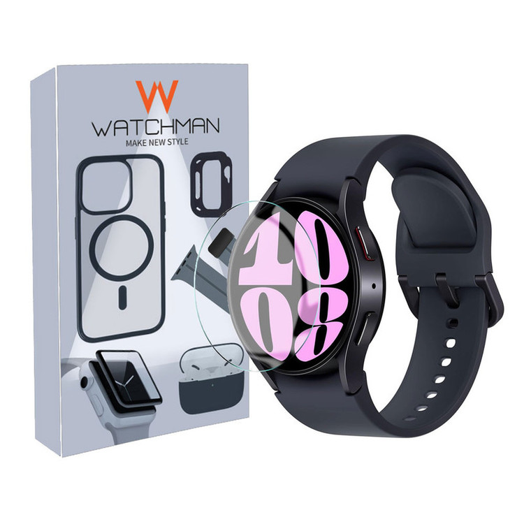 خرید محافظ صفحه نمایش شیشه ای واچ من مدل SH-WM مناسب برای ساعت هوشمند سامسونگ Galaxy Watch 4 Classic 46 mm با کیفیت عالی از Zarvan
