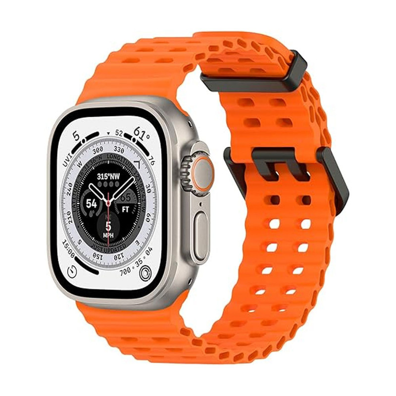 خرید بند واچ من مدل Marine Loop مناسب برای اپل واچ سری se/1/2/3/4/5/6/7/8/9/AluminumCase سایز 45 میلی متری با کیفیت عالی از Zarvan