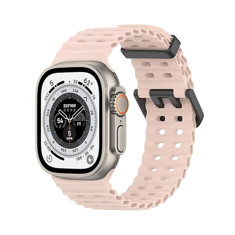 خرید بند واچ من مدل Marine Loop مناسب برای اپل واچ سری se/1/2/3/4/5/6/7/8/9/AluminumCase سایز 45 میلی متری با کیفیت عالی از Zarvan