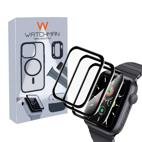 خرید محافظ صفحه نمایش نانو واچ من مدل pmma-WM مناسب برای اپل واچ سری se/1/2/3/4/5/6/7/8/9/2021/2023/aluminum سایز 40 میلی متری بسته سه عددی با کیفیت عالی از Zarvan