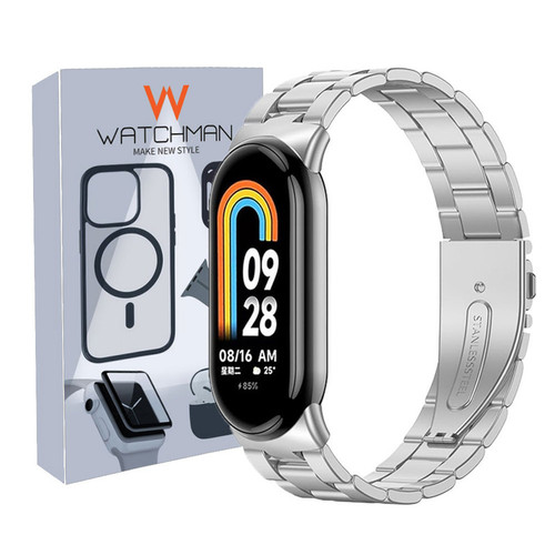 خرید بند واچ من مدل 3Bead مناسب برای ساعت هوشمند شیائومی Mi Band 9 با کیفیت عالی از Zarvan