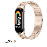 خرید بند واچ من مدل 3Bead مناسب برای ساعت هوشمند شیائومی Mi Band 9 با کیفیت عالی از Zarvan