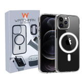 خرید کاور واچ من مدل Clear magsafe مناسب برای گوشی موبایل اپل iphone 15 Pro max با کیفیت عالی از Zarvan