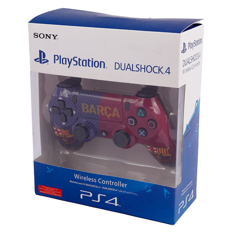 دسته بازی بی سیم های کپی پلی استیشن PS4 سونی مدل DUALSHOK طرح بارسا