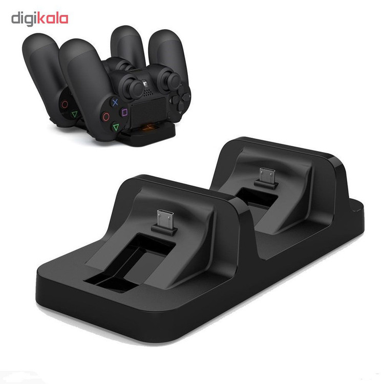خرید هدست و شارژر دسته دابی 5 کاره مدل Pro-P4 مناسب برای پلی استیشن PS4