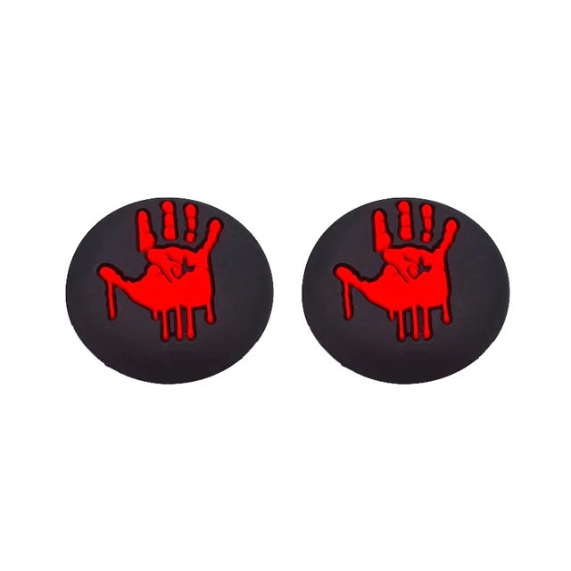 خرید روکش آنالوگ دسته بازی طرح blood hand مدل RAS03 بسته دو عددی با کیفیت عالی از Zarvan