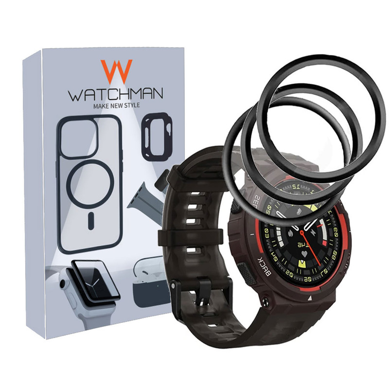 خرید محافظ صفحه نمایش نانو واچ من مدل pmma-WM مناسب برای ساعت هوشمند امیزفیت Active Edge بسته سه عددی با کیفیت عالی از Zarvan