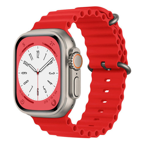 خرید بند مدل Ocean مناسب برای ساعت هوشمند Hiwatch T800 Ultra / T900 Ultra / HK8 Pro Max / HK9 Ultra 2 با کیفیت عالی از Zarvan