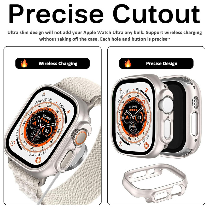 خرید کاور واچ من مدل bumper مناسب برای اپل واچ ULTRA 49 MM با کیفیت عالی از Zarvan