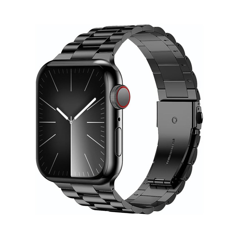 خرید بند واچ من مدل 3Bead Steel مناسب برای اپل واچ سری Se/1/2/3/4/5/6/7/8/9/AluminumCase سایز 41 میلی متری با کیفیت عالی از Zarvan