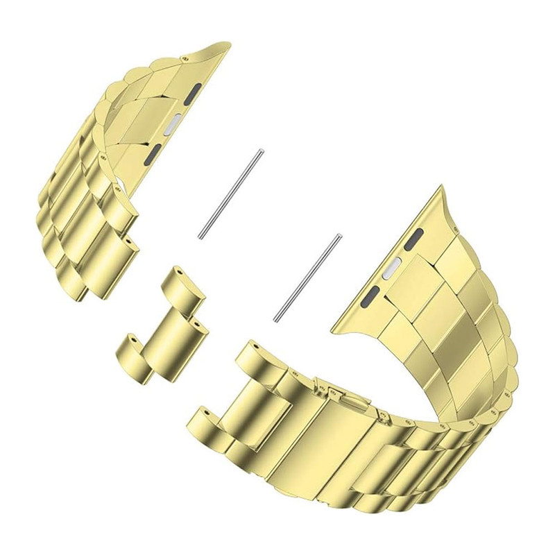 خرید بند واچ من مدل 3Bead Steel مناسب برای اپل واچ سری Se/1/2/3/4/5/6/7/8/9/AluminumCase سایز 45 میلی متری با کیفیت عالی از Zarvan