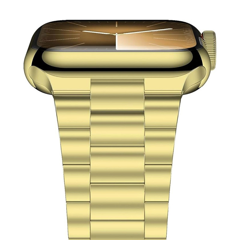 خرید بند واچ من مدل 3Bead Steel مناسب برای اپل واچ سری Se/1/2/3/4/5/6/7/8/9/AluminumCase سایز 45 میلی متری با کیفیت عالی از Zarvan