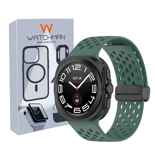 خرید بند واچ من مدل Silicon Sport مناسب برای ساعت هوشمند سامسونگ گلکسی واچ 7 اولترا Galaxy Watch 7 Ultra 47 mm با کیفیت عالی از Zarvan