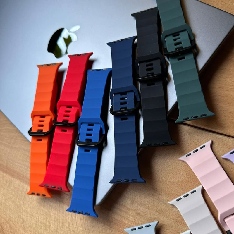 خرید بند واچ من مدل minimal WM مناسب برای اپل واچ سری Se/1/2/3/4/5/6/7/8/9/AluminumCase سایز 45 میلی متری با کیفیت عالی از Zarvan