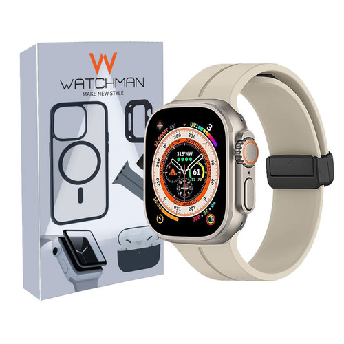 خرید بند واچ من مدل silicone magnet مناسب برای اپل واچ Ultra / Ultra 2 49 mm با کیفیت عالی از Zarvan