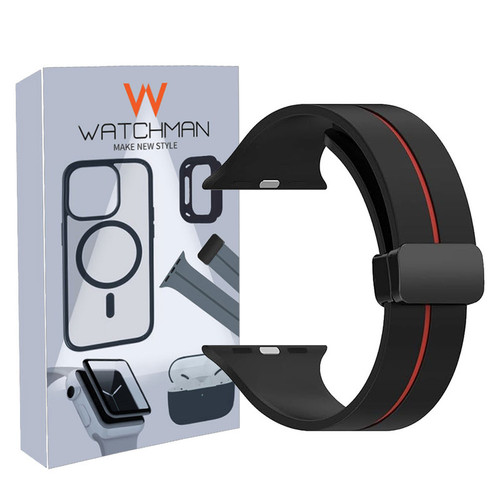 خرید بند واچ من مدل magnetic Line مناسب برای اپل واچ Series SE 2023 Aluminum Case 44mm با کیفیت عالی از Zarvan