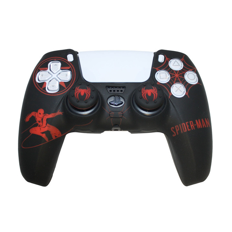 خرید محافظ دسته پلی استیشن 5 مدل double SPIDER به همراه روکش آنالوگ با کیفیت عالی از Zarvan