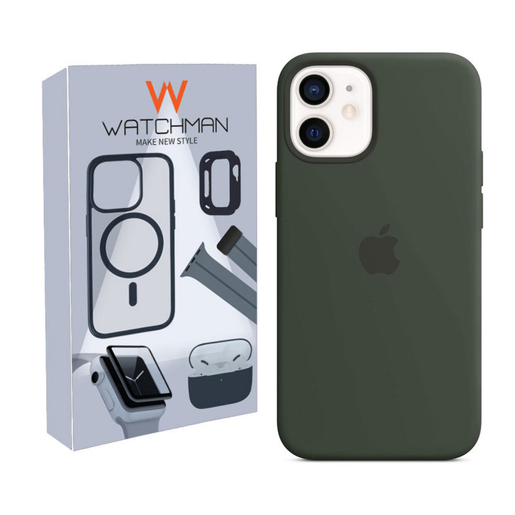 خرید کاور واچ من مدل Silicon Case مناسب برای گوشی موبایل اپل iphone 12 mini با کیفیت عالی از Zarvan