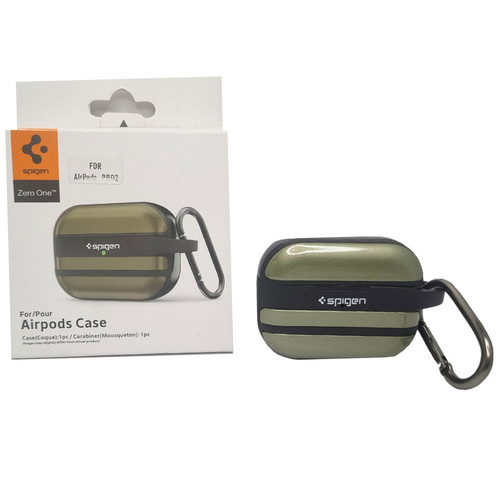 خرید کاور اسپیژن مدل Spigen Difender مناسب برای کیس اپل ایرپاد پرو 2 Apple Airpod Pro با کیفیت عالی از Zarvan