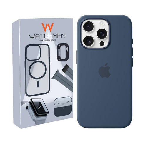 خرید کاور واچ من مدل Silicon Case مناسب برای گوشی موبایل اپل iphone 15 Pro Max با کیفیت عالی از Zarvan