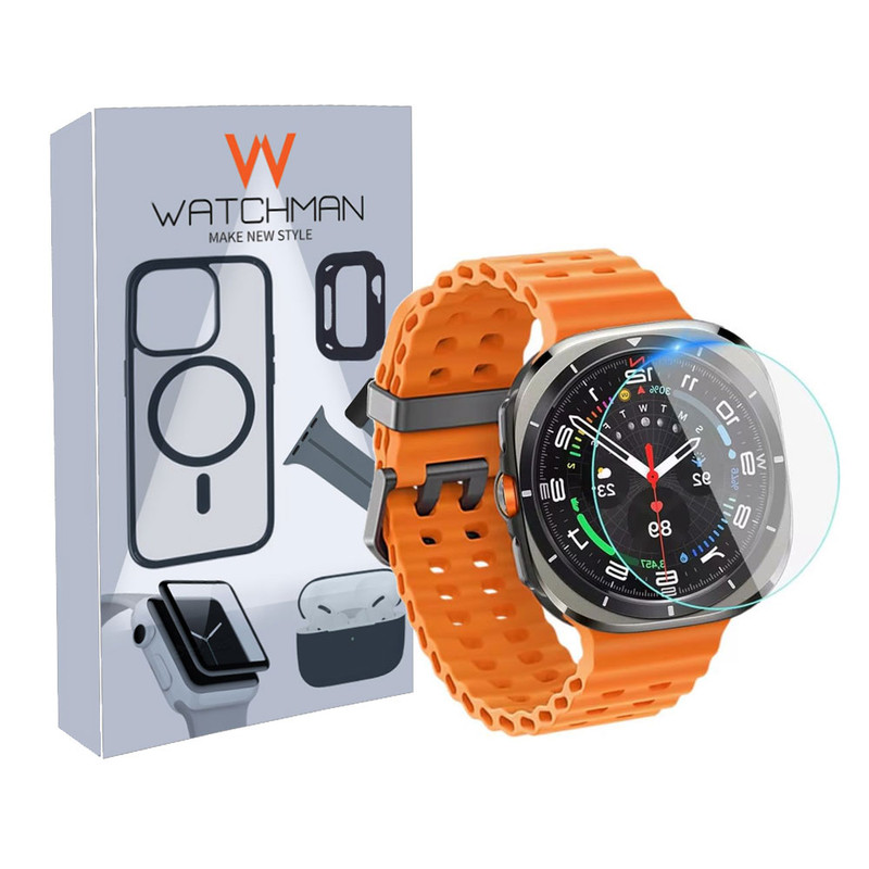 خرید محافظ صفحه نمایش شیشه ای واچ من مدل SH-WM مناسب برای ساعت هوشمند سامسونگ Galaxy Watch Ultra 47 mm با کیفیت عالی از Zarvan