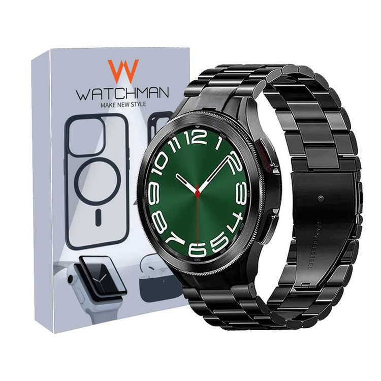 خرید بند واچ من مدل 3Bead HL مناسب برای ساعت هوشمند سامسونگ Galaxy Watch 7 40mm/7 44mm/6 40mm/6 44mm/6 43mm/6 47mm/5 40mm/5 44mm/5 45mm/4 40mm/4 44mm/4 42mm/4 46mm با کیفیت عالی از Zarvan