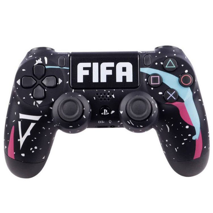 خرید دسته بازی پلی استیشن ۴ مدل DUALSHOK CUSTOM طرح FIFA PLAYER با کیفیت عالی از Zarvan