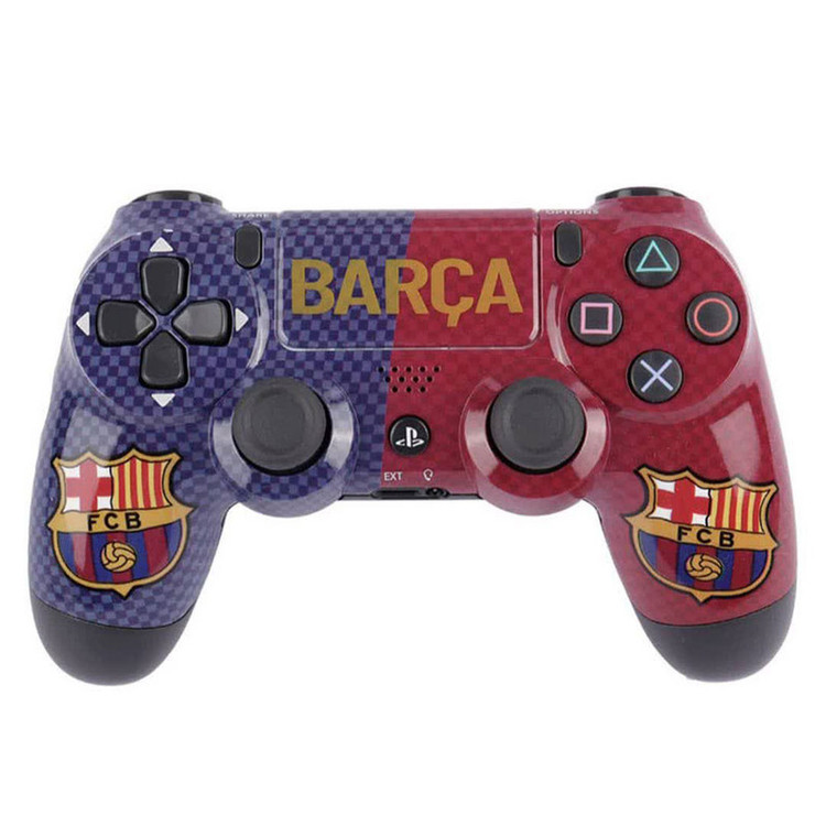 خرید دسته بازی پلی استیشن ۴ مدل DUALSHOK CUSTOM طرح Barca با کیفیت عالی از Zarvan