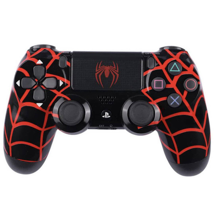 خرید دسته بازی پلی استیشن ۴ مدل DUALSHOK CUSTOM طرح Spider man-B با کیفیت عالی از Zarvan