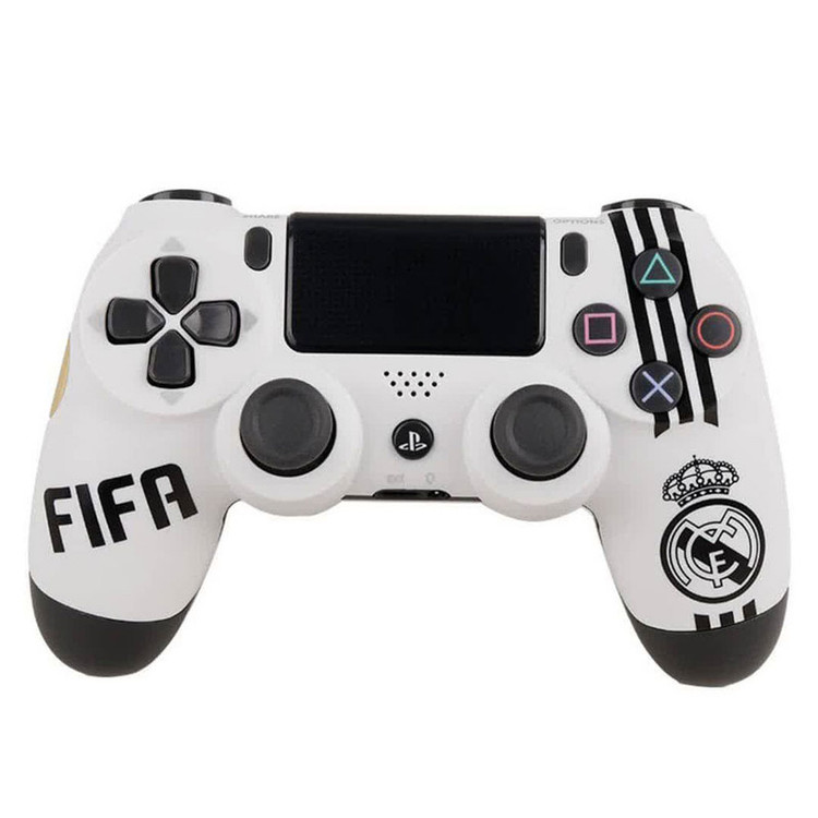 خرید دسته بازی پلی استیشن ۴ مدل DUALSHOK CUSTOM طرح Real Madried با کیفیت عالی از Zarvan
