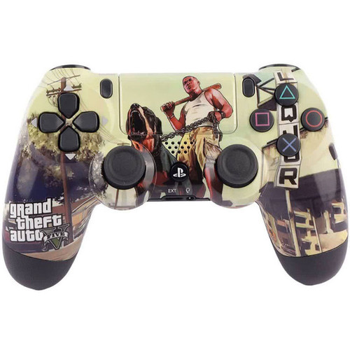 خرید دسته بازی پلی استیشن ۴ مدل DUALSHOK CUSTOM طرح GTA_1 با کیفیت عالی از Zarvan