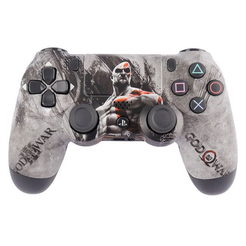 خرید دسته پلی استیشن ۴ مدل DUALSHOK CUSTOM طرح GOW-1 با کیفیت عالی از Zarvan