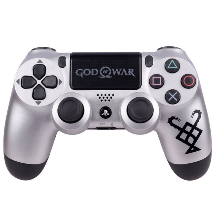 خرید دسته بازی پلی استیشن ۴ مدل DUALSHOK CUSTOM طرح GOT SILVER با کیفیت عالی از Zarvan