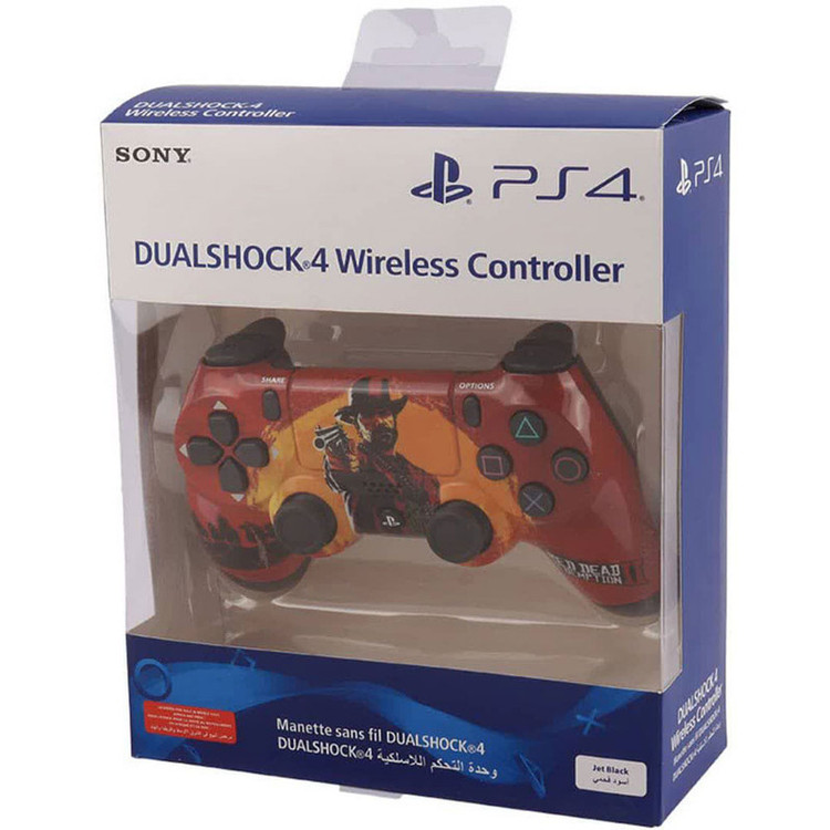 دسته پلی استیشن PS۴ های کپی مدل DUALSHOK CUSTOM طرح Red dead-2