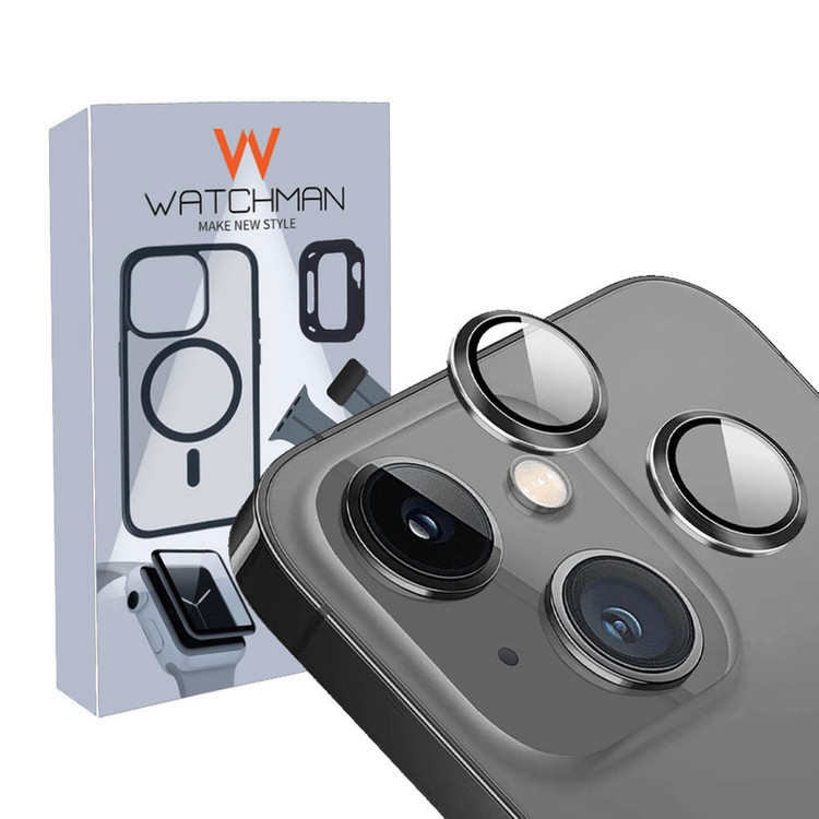خرید محافظ لنز دوربین واچ من مدل RingMetal-4K مناسب برای گوشی موبایل اپل iphone 15 / 15 plus با کیفیت عالی از Zarvan