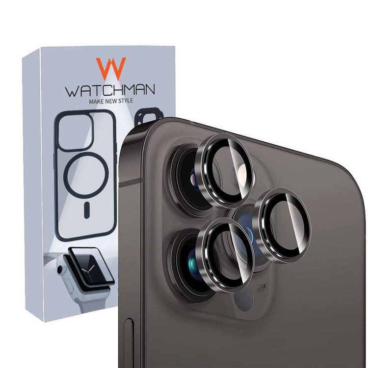 خرید محافظ لنز دوربین واچ من مدل RingMetal-4K مناسب برای گوشی موبایل اپل iphone 13 Pro / 13 Promax با کیفیت عالی از Zarvan