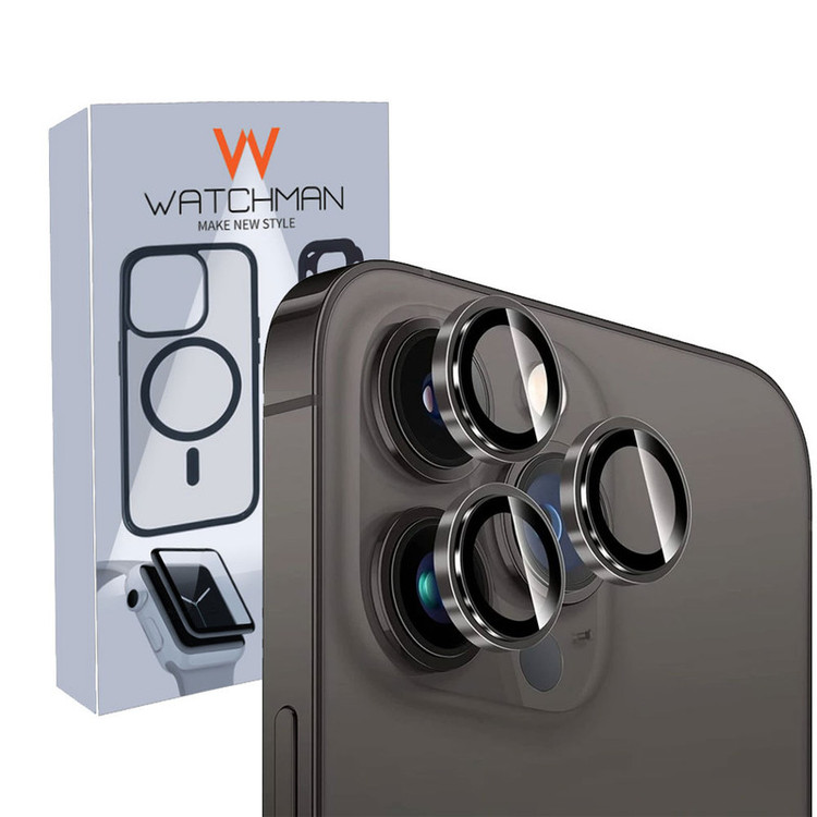خرید محافظ لنز دوربین واچ من مدل RingMetal-4K مناسب برای گوشی موبایل اپل iphone 13 Pro / 13 Promax با کیفیت عالی از Zarvan