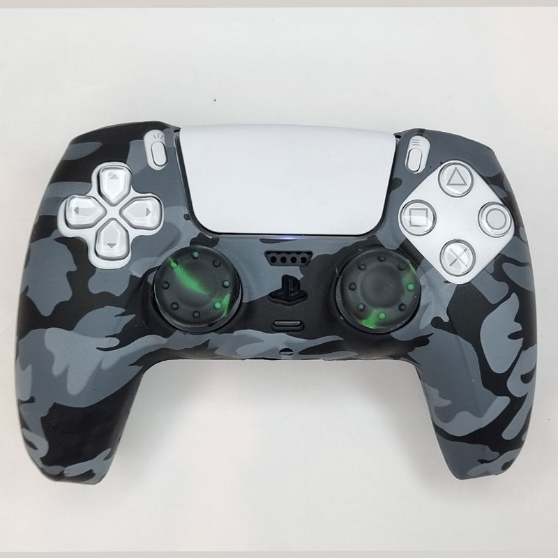 خرید محافظ دسته پلی استیشن 5 واچ من مدل Army به همراه روکش آنالوگ با کیفیت عالی از Zarvan