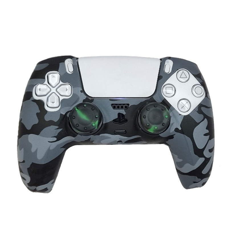 خرید محافظ دسته پلی استیشن 5 واچ من مدل Army به همراه روکش آنالوگ با کیفیت عالی از Zarvan