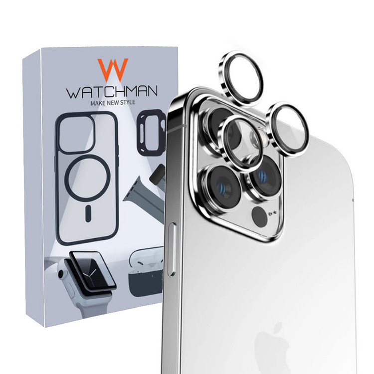 خرید محافظ لنز دوربین واچ من مدل RingMetal-4K مناسب برای گوشی موبایل اپل iphone 14 Pro / 14 Promax با کیفیت عالی از Zarvan