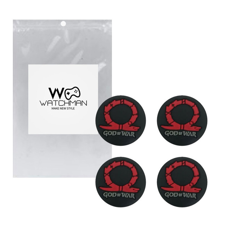 خرید روکش آنالوگ دسته پلی استیشن 4/5 واچ من مدل GOW بسته چهار عددی با کیفیت عالی از Zarvan