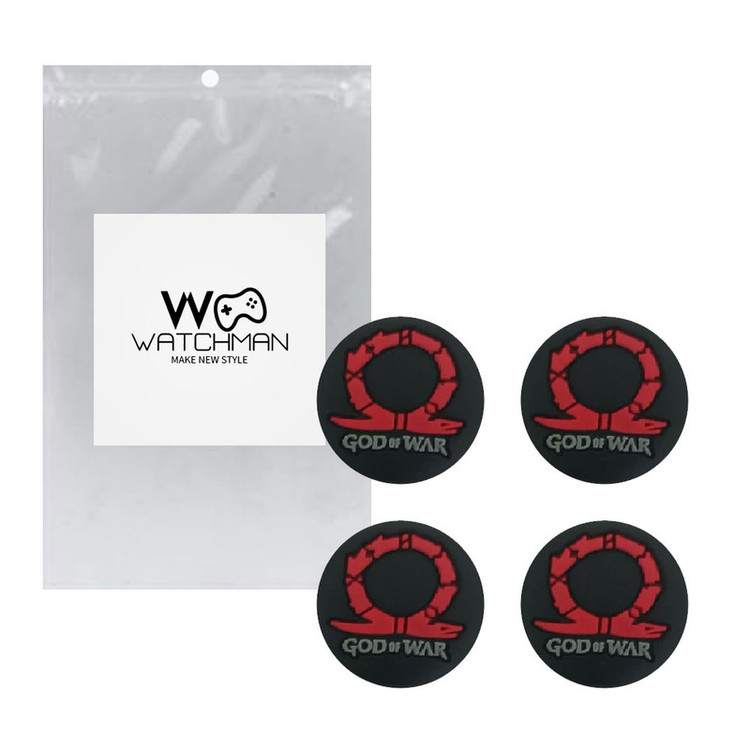 خرید روکش آنالوگ دسته پلی استیشن 4/5 واچ من مدل GOW بسته چهار عددی با کیفیت عالی از Zarvan