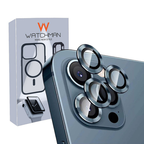 خرید محافظ لنز دوربین واچ من مدل RingMetal-4K مناسب برای اپل iphone 16 pro / 16 promax با کیفیت عالی از Zarvan